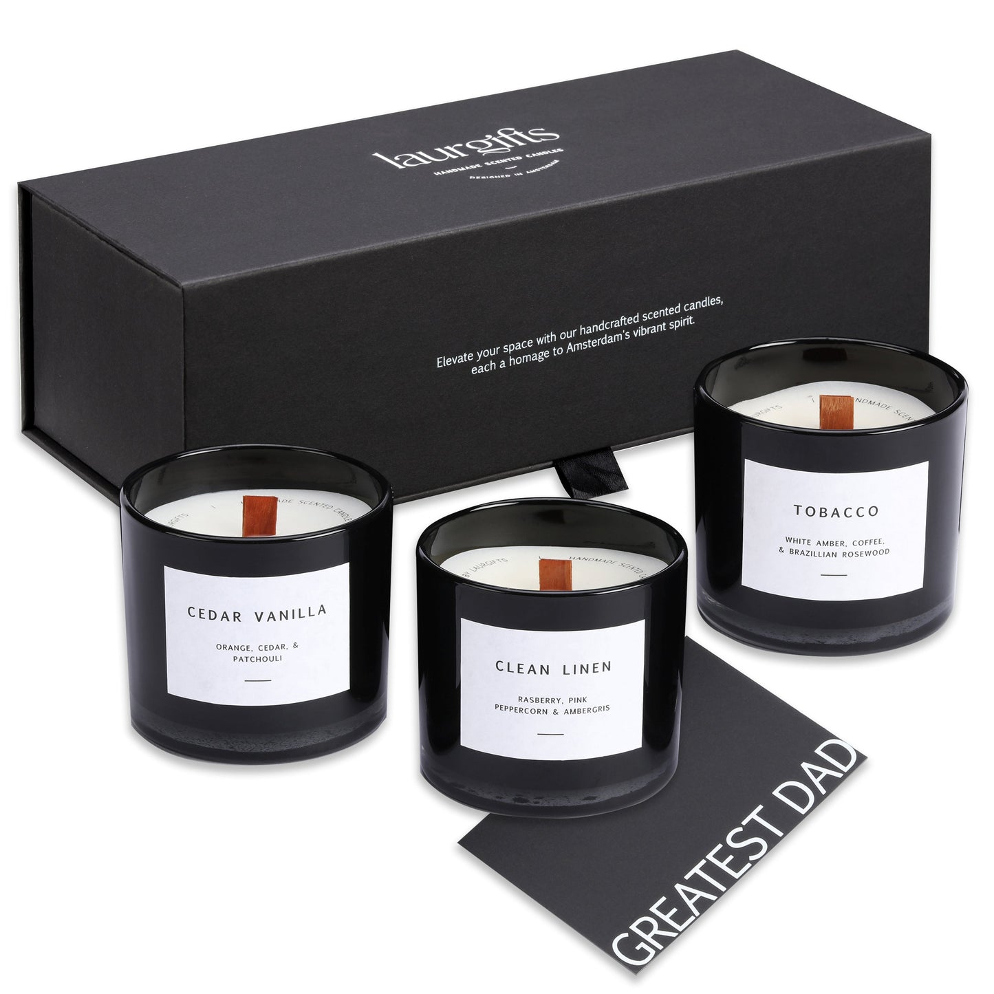 Premium Candle Gift Box for Fathers Day