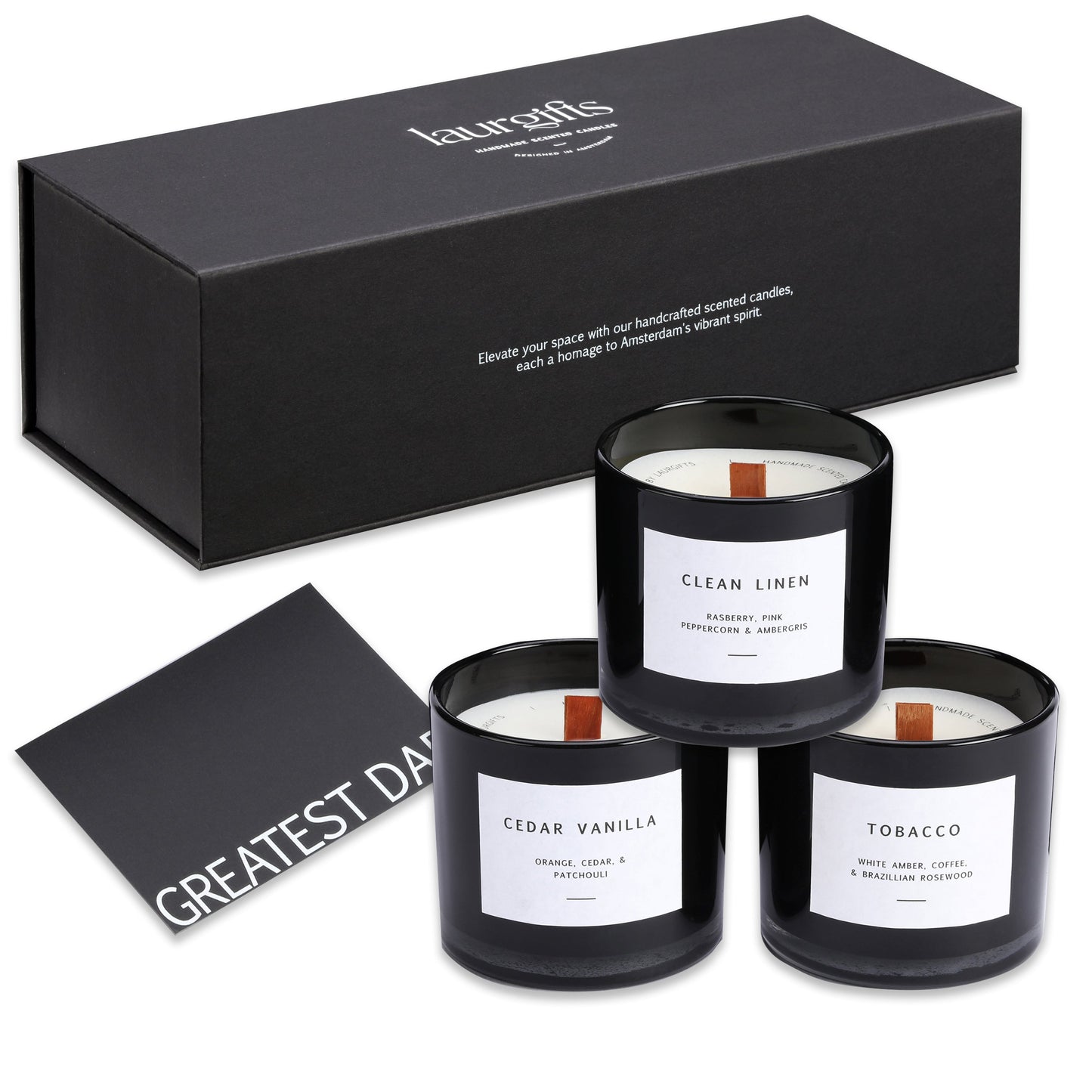 Premium Candle Gift Box for Fathers Day