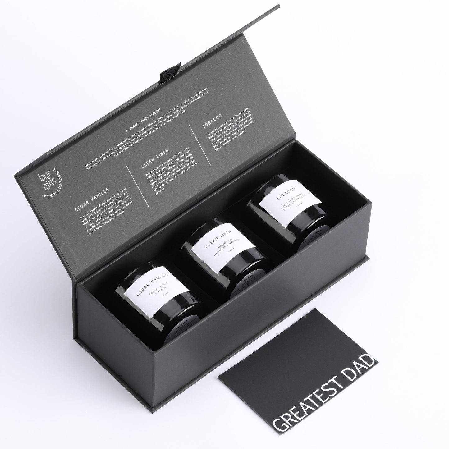 Premium Candle Gift Box for Fathers Day