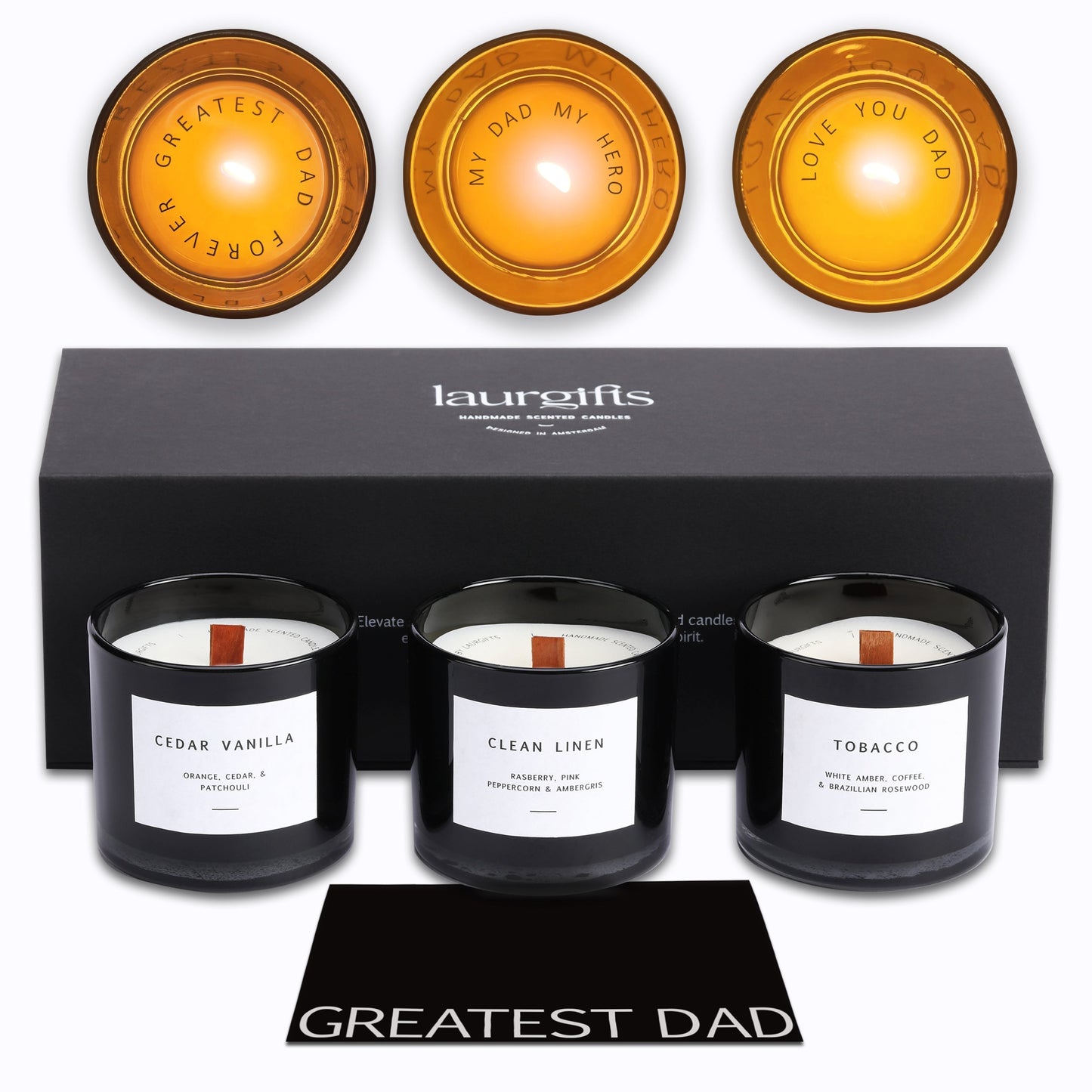 Premium Candle Gift Box for Fathers Day