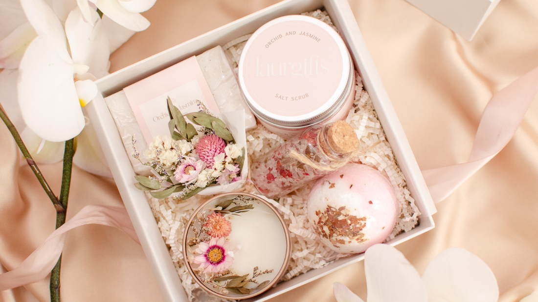Orchid and Jasmine Spa Gift Box for Women