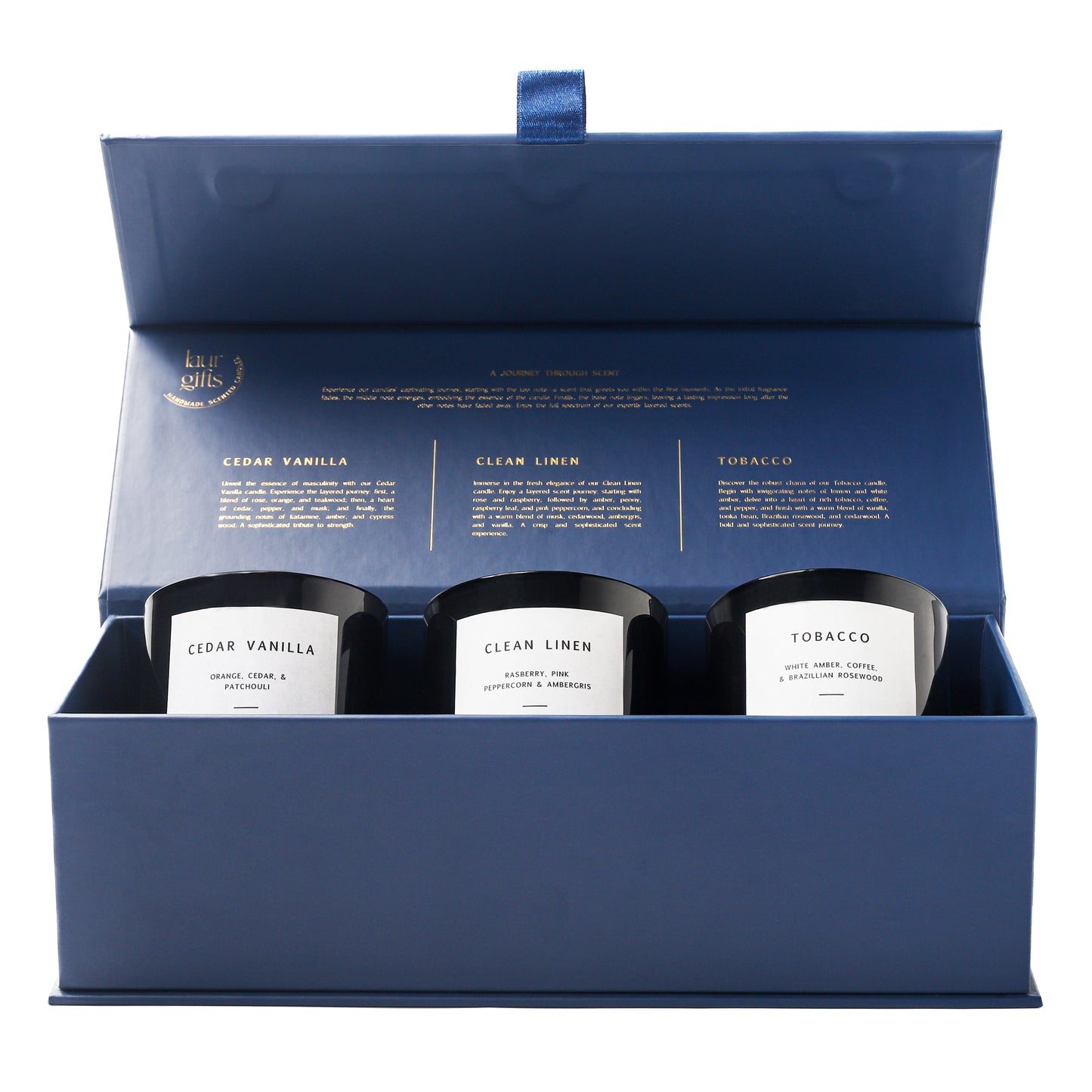 Navy Candle Gift Box for Men