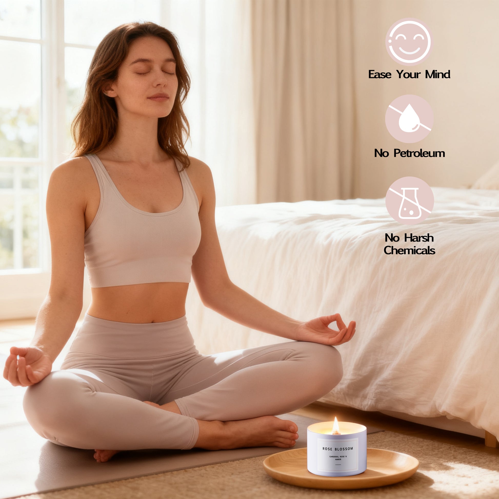 Self-care candle set for women